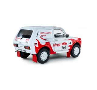 LADA NIVA WHITE #763 M.JACOBER/S.MILJIC DAKAR CLASSIC 2022 S1807308 Solido 1:18 Metallmodell